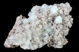 Lustrous Hemimorphite Crystal Cluster - Congo #148454-2